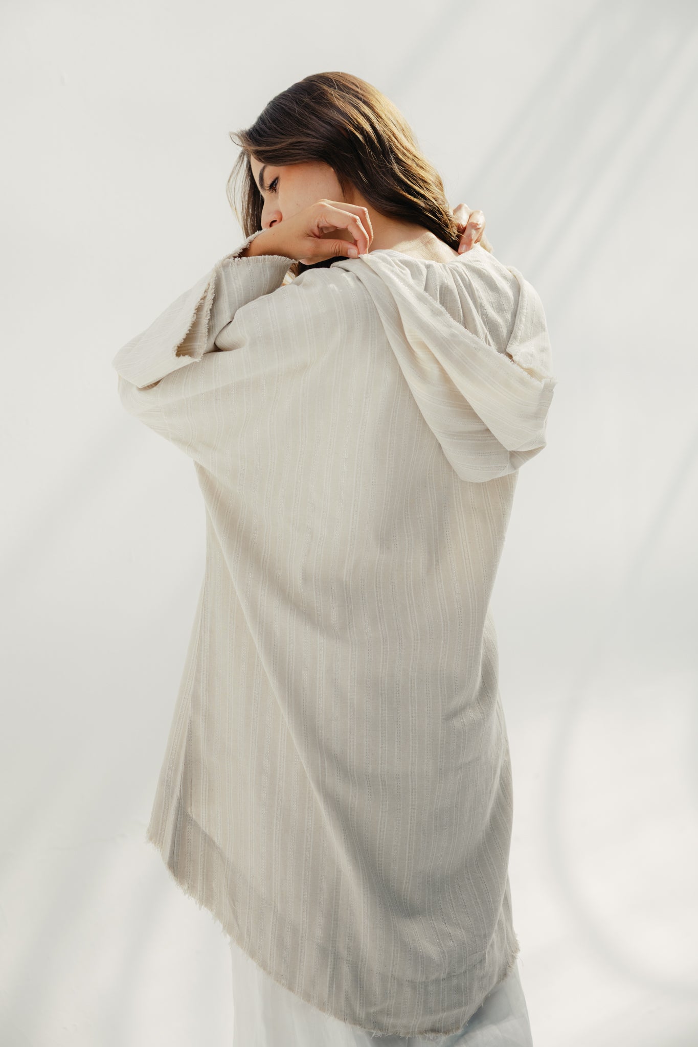 Linen Plain Top Beige