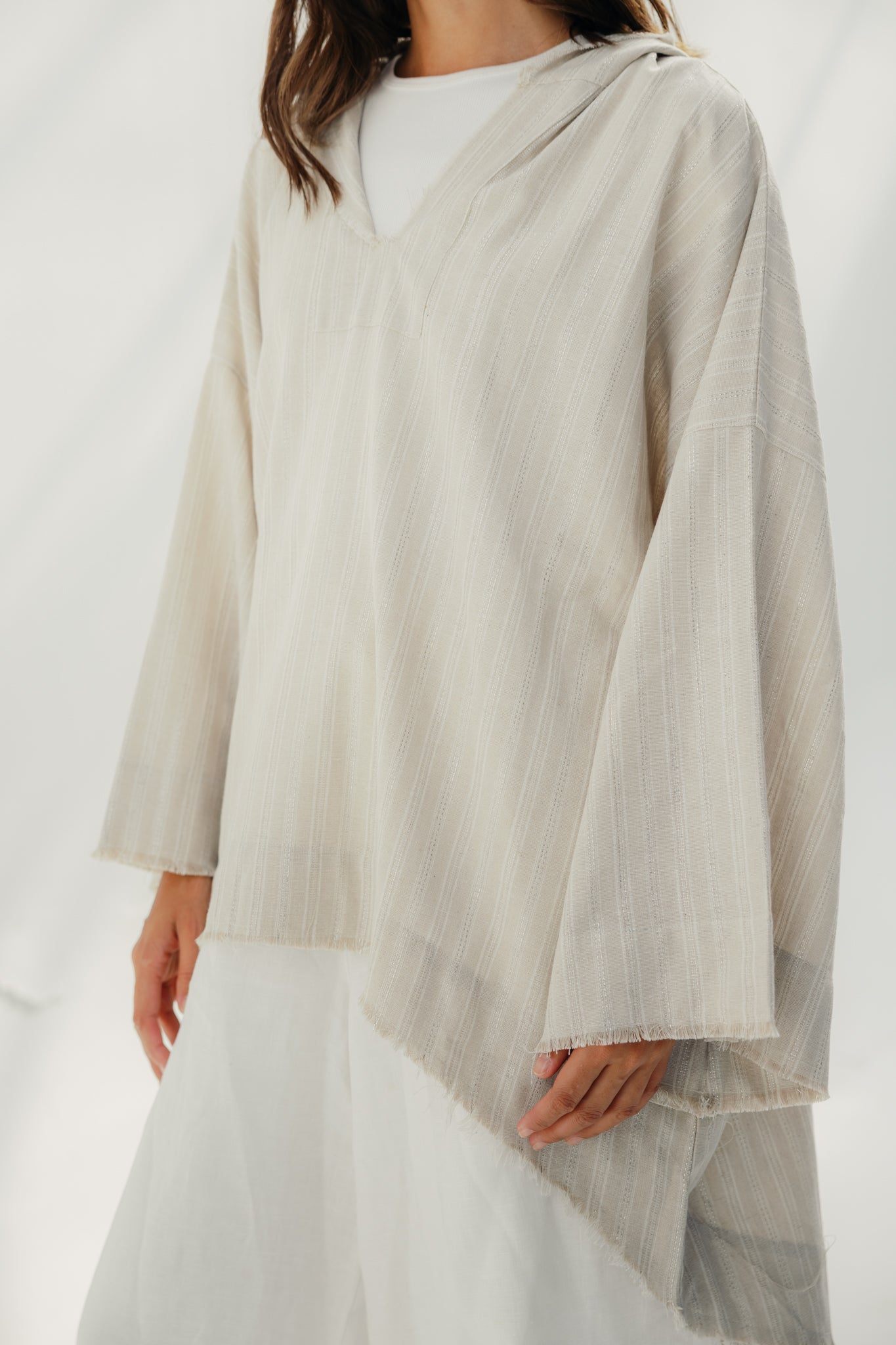 Linen Plain Top Beige