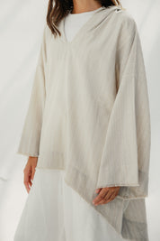 Linen Plain Top Beige