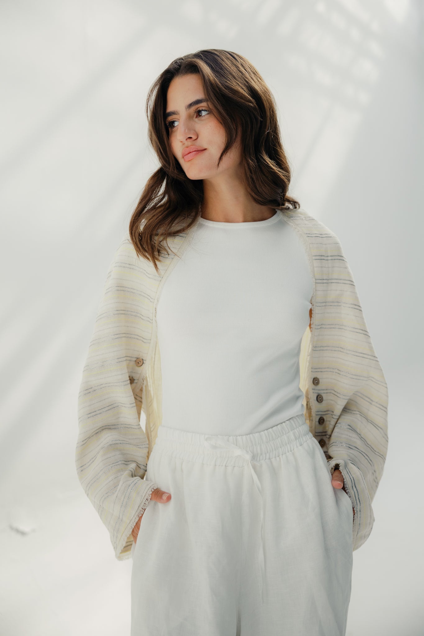 The Morning Light cardigan Green