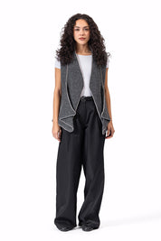 The Sultana vest Dark Grey