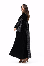 Noor Al-Layl Kaftan Black