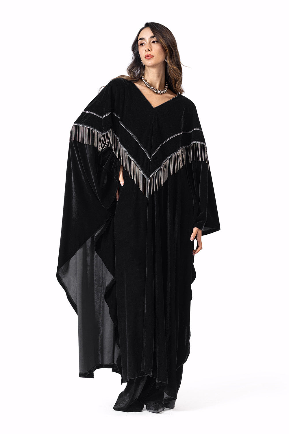 The Latifa Abaya Black