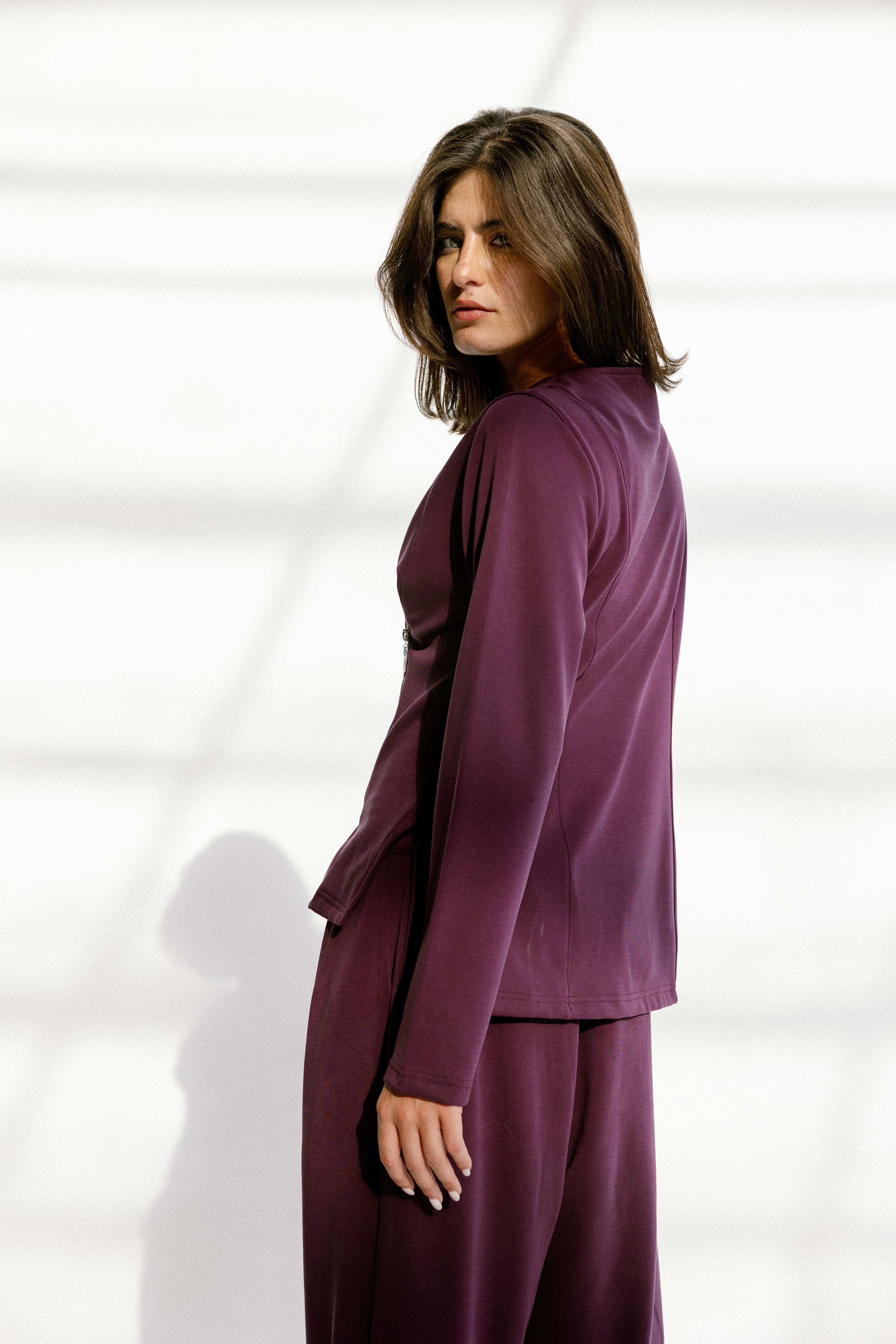 The sideline jacket  Purple