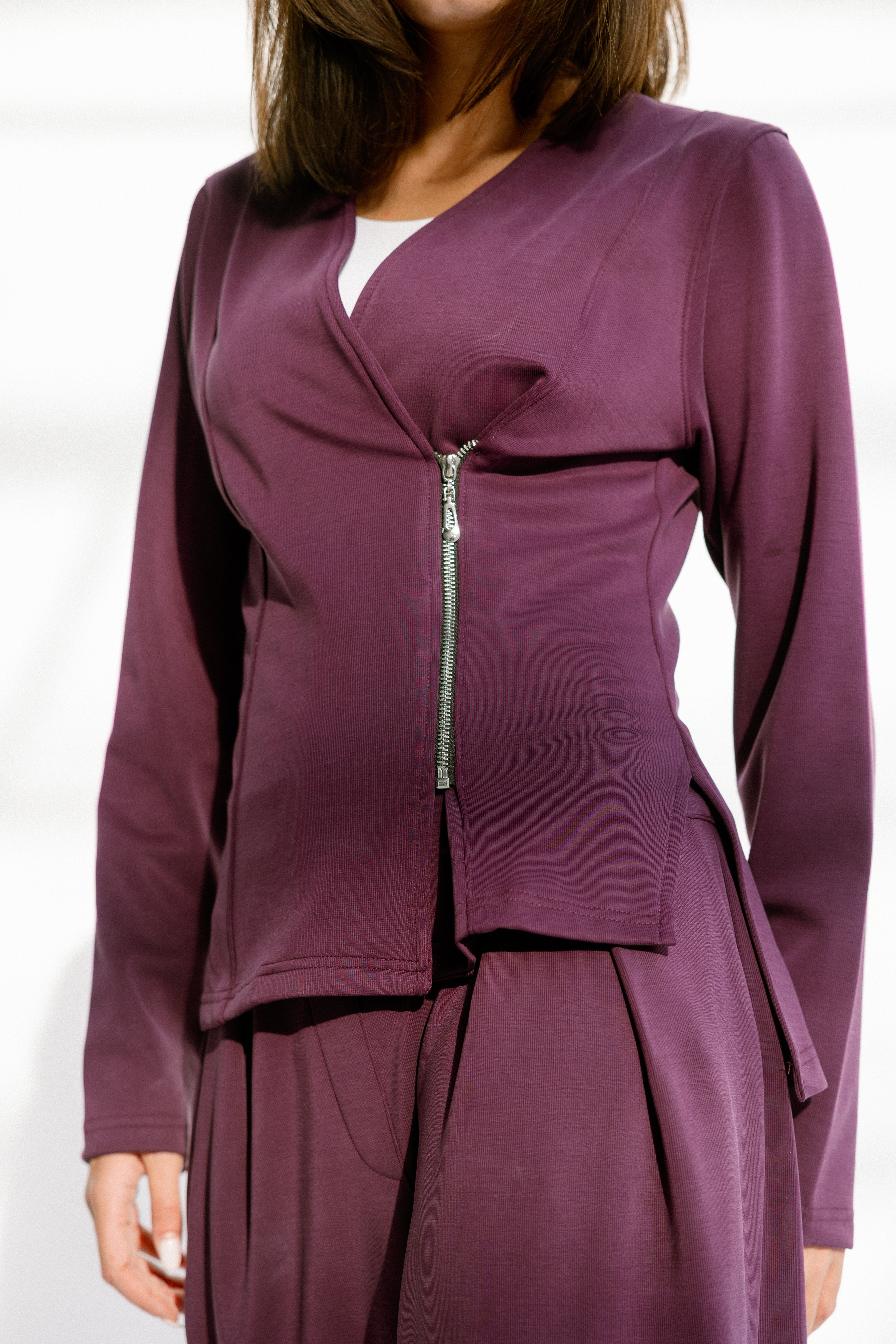 The sideline jacket  Purple