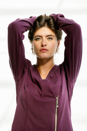 The sideline jacket  Purple
