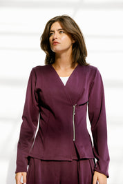 The sideline jacket  Purple