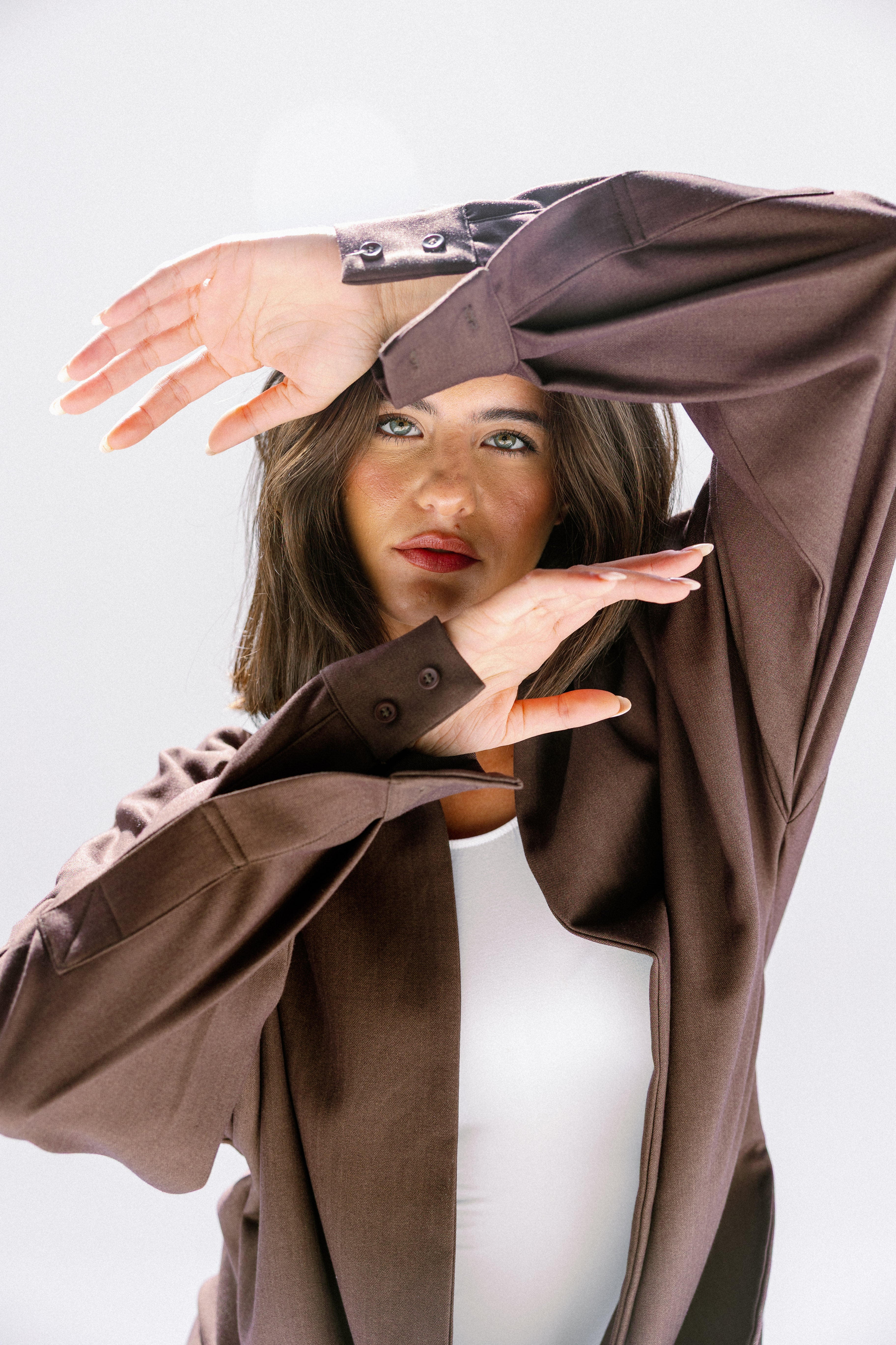 the Mocha Curve Top Brown