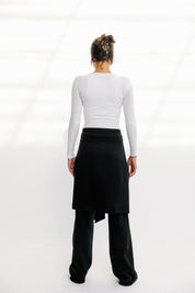 The flow form pants  Black