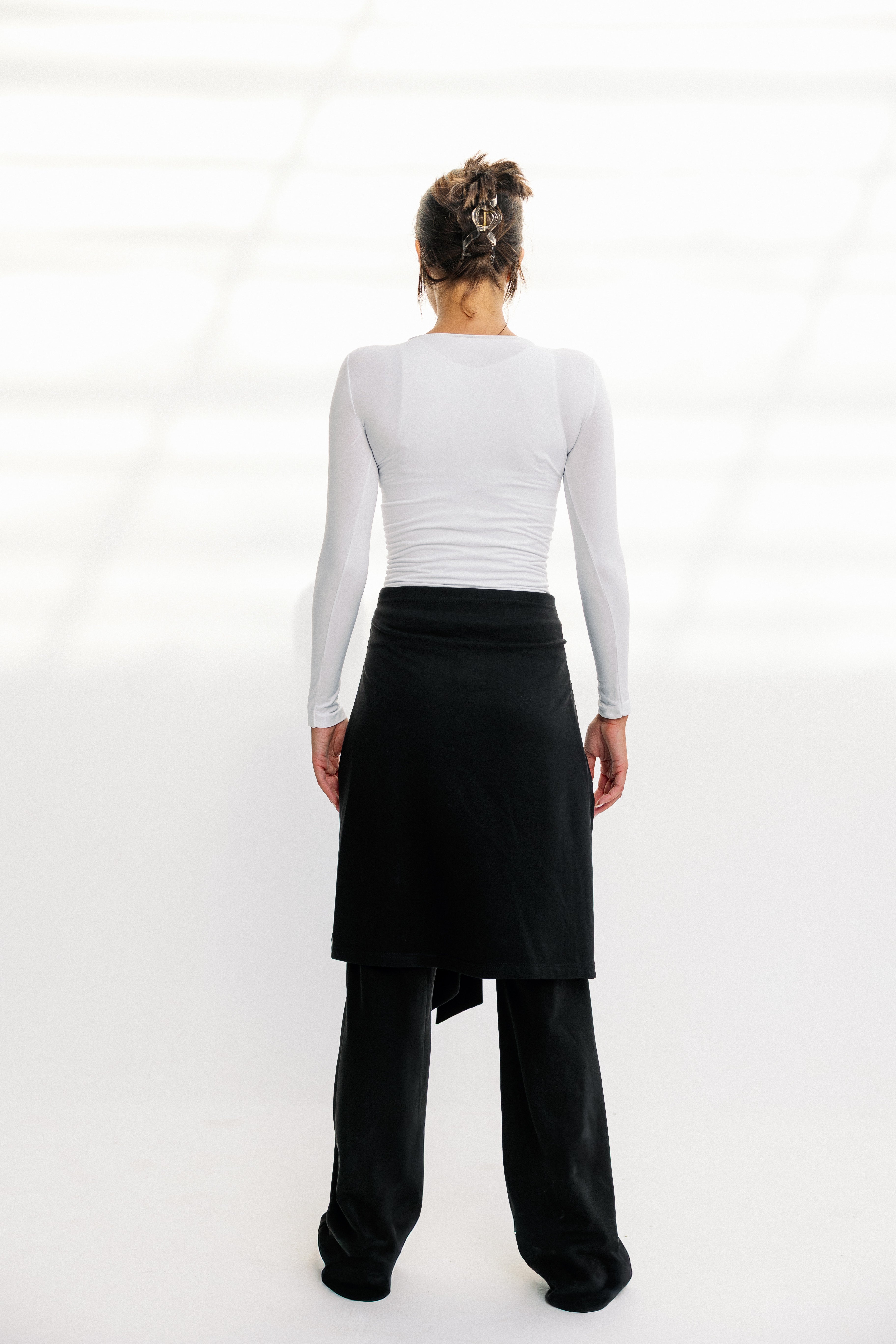 The flow form pants  Black