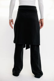 The flow form pants  Black