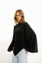 The offset top Black