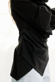 The offset top Black