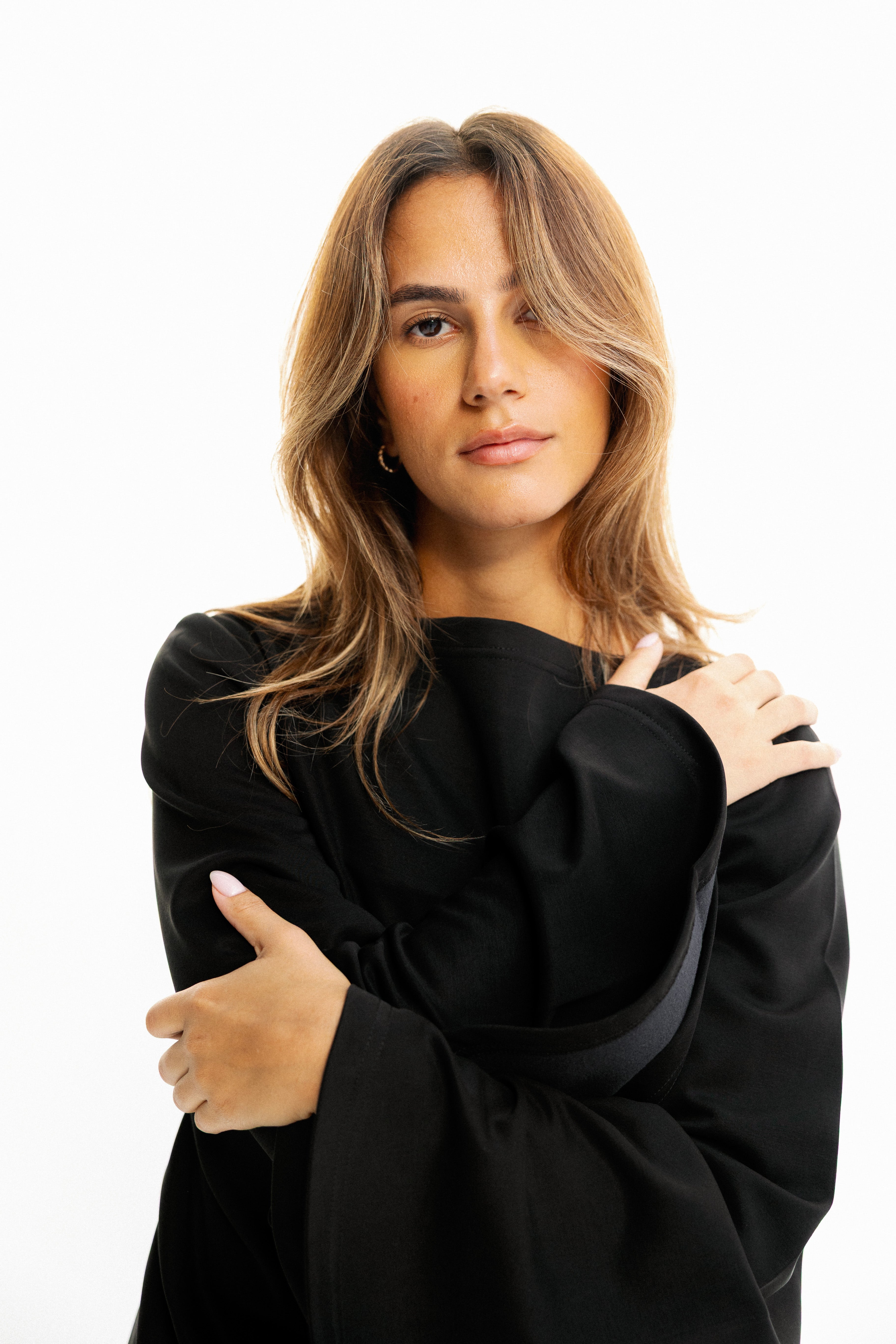 The offset top Black