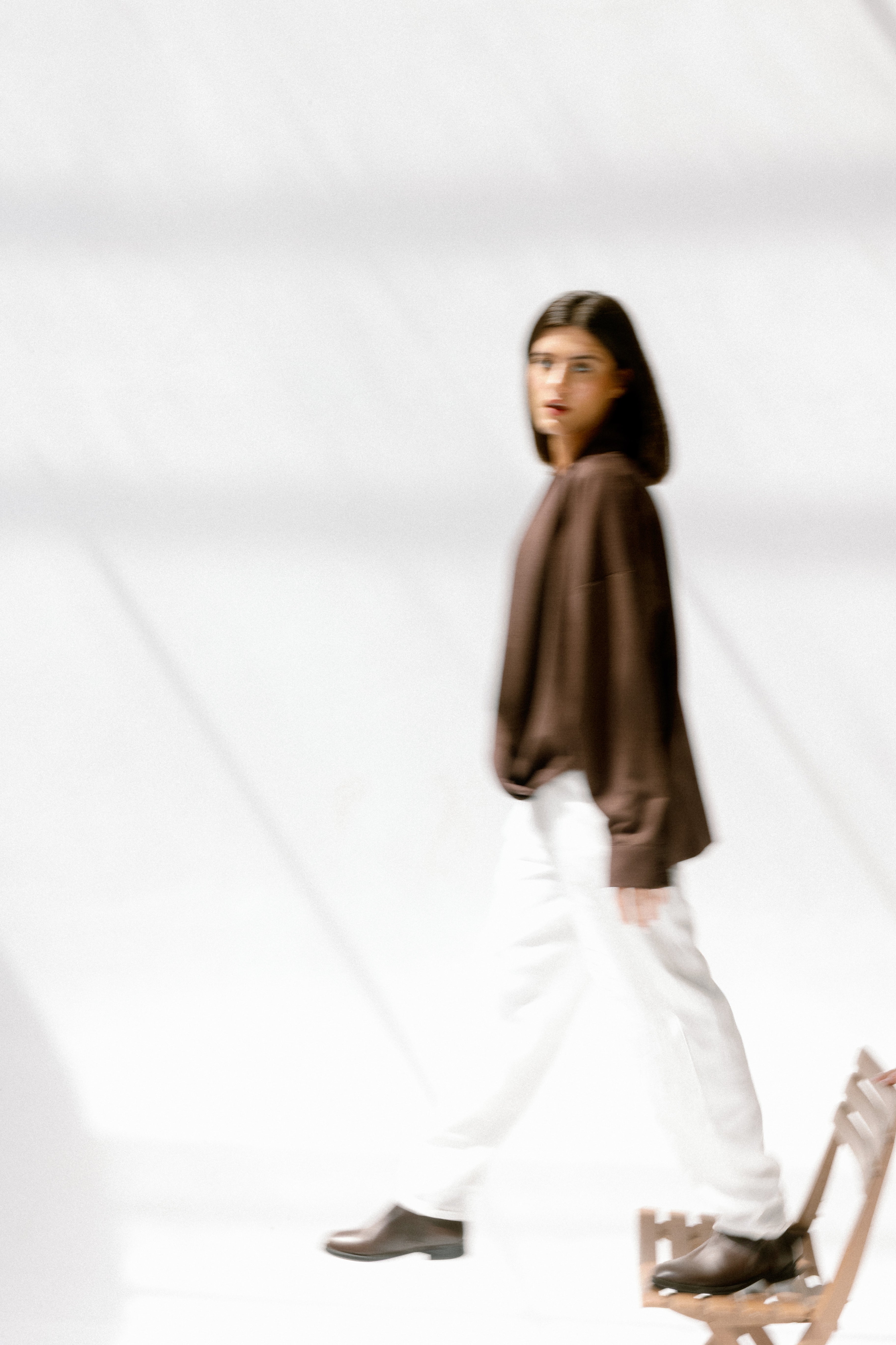 the Mocha Curve Top Brown