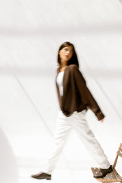 the Mocha Curve Top Brown