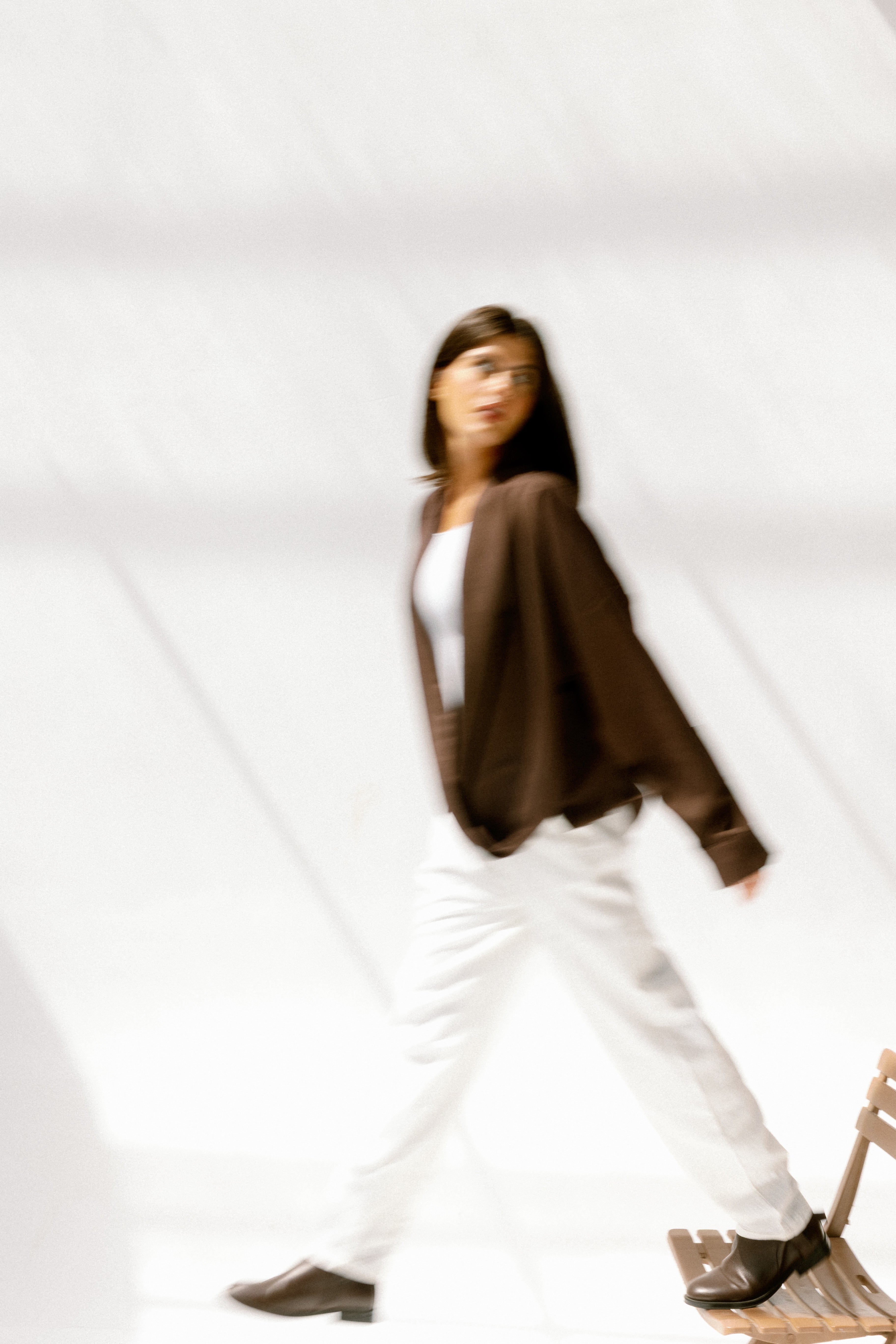 the Mocha Curve Top Brown
