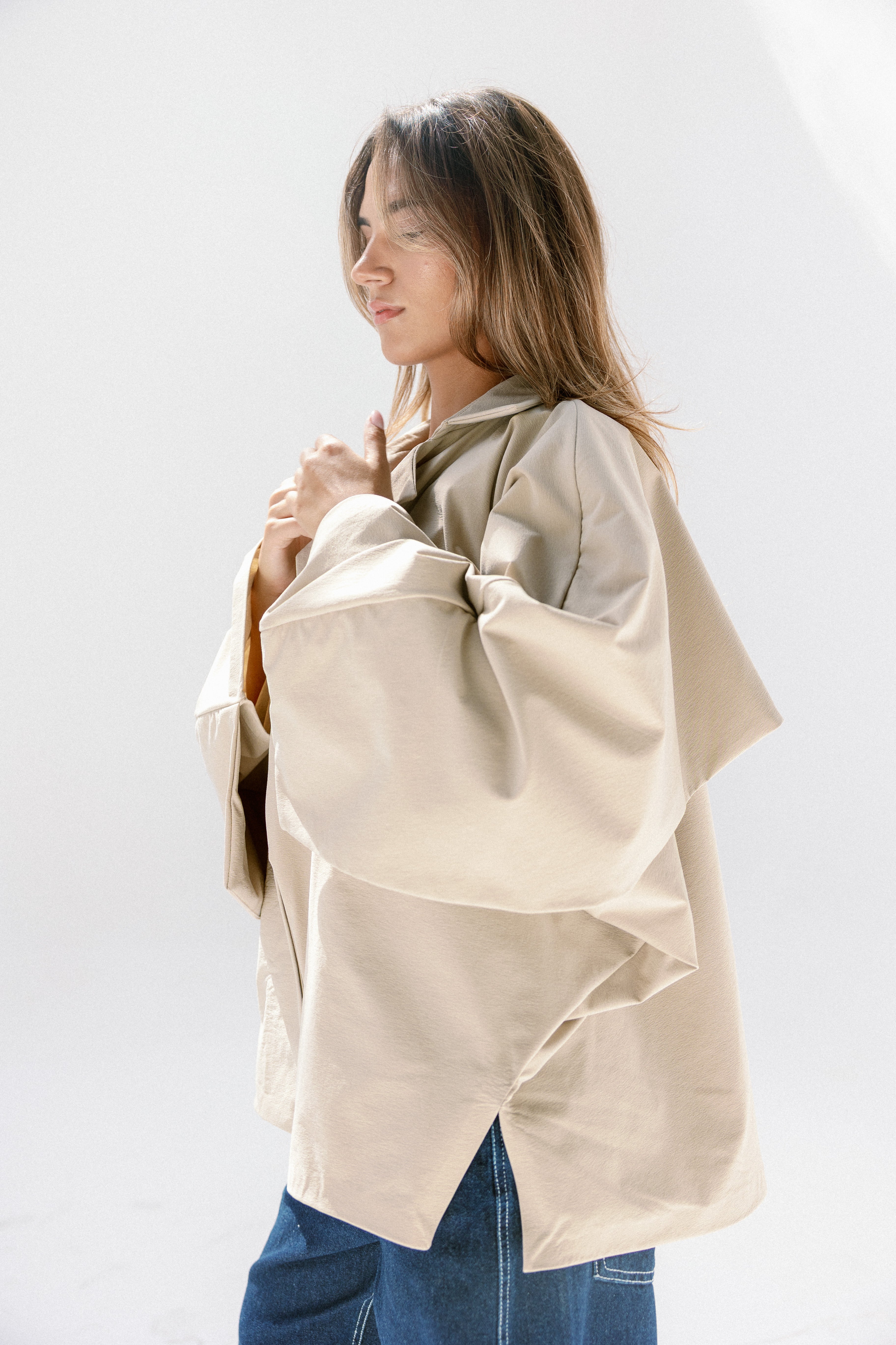 The Cloud line jacket Beige