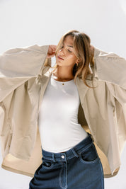 The Cloud line jacket Beige