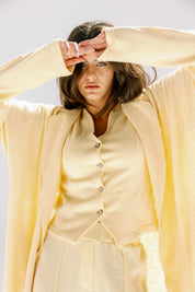 The solace cardigan  Yellow