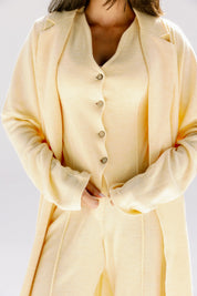 The solace cardigan  Yellow