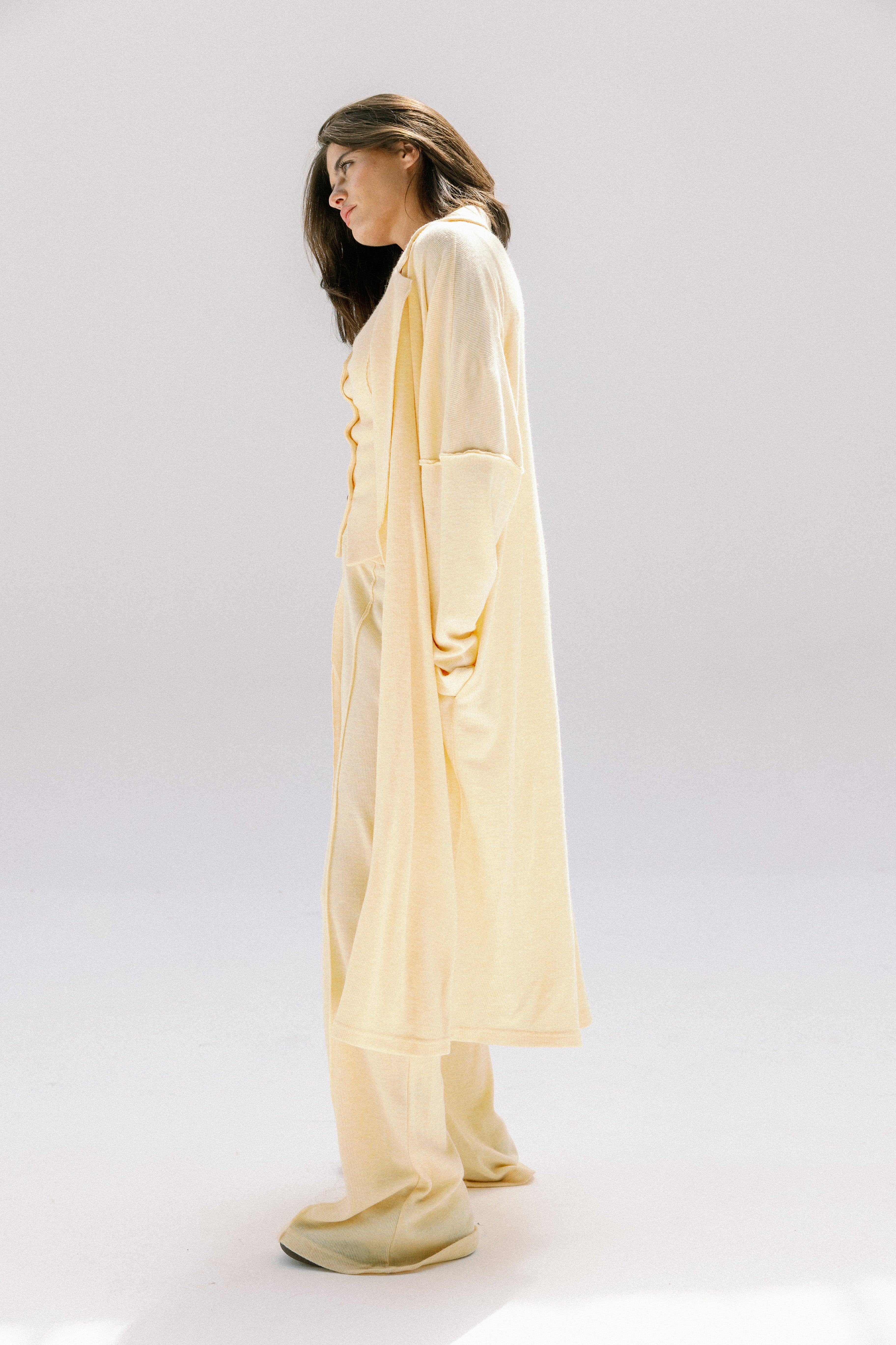 The solace cardigan  Yellow