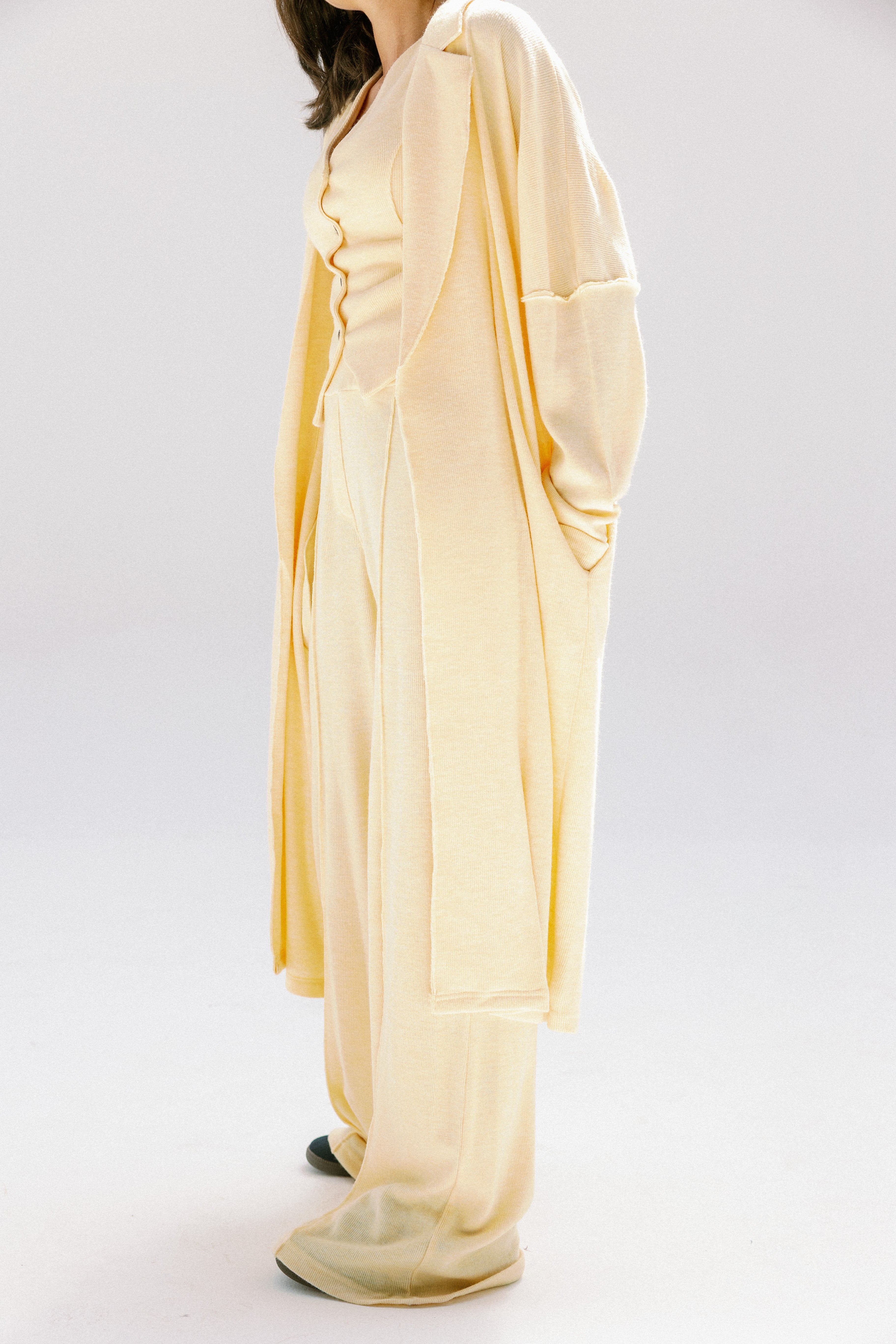 The solace cardigan  Yellow