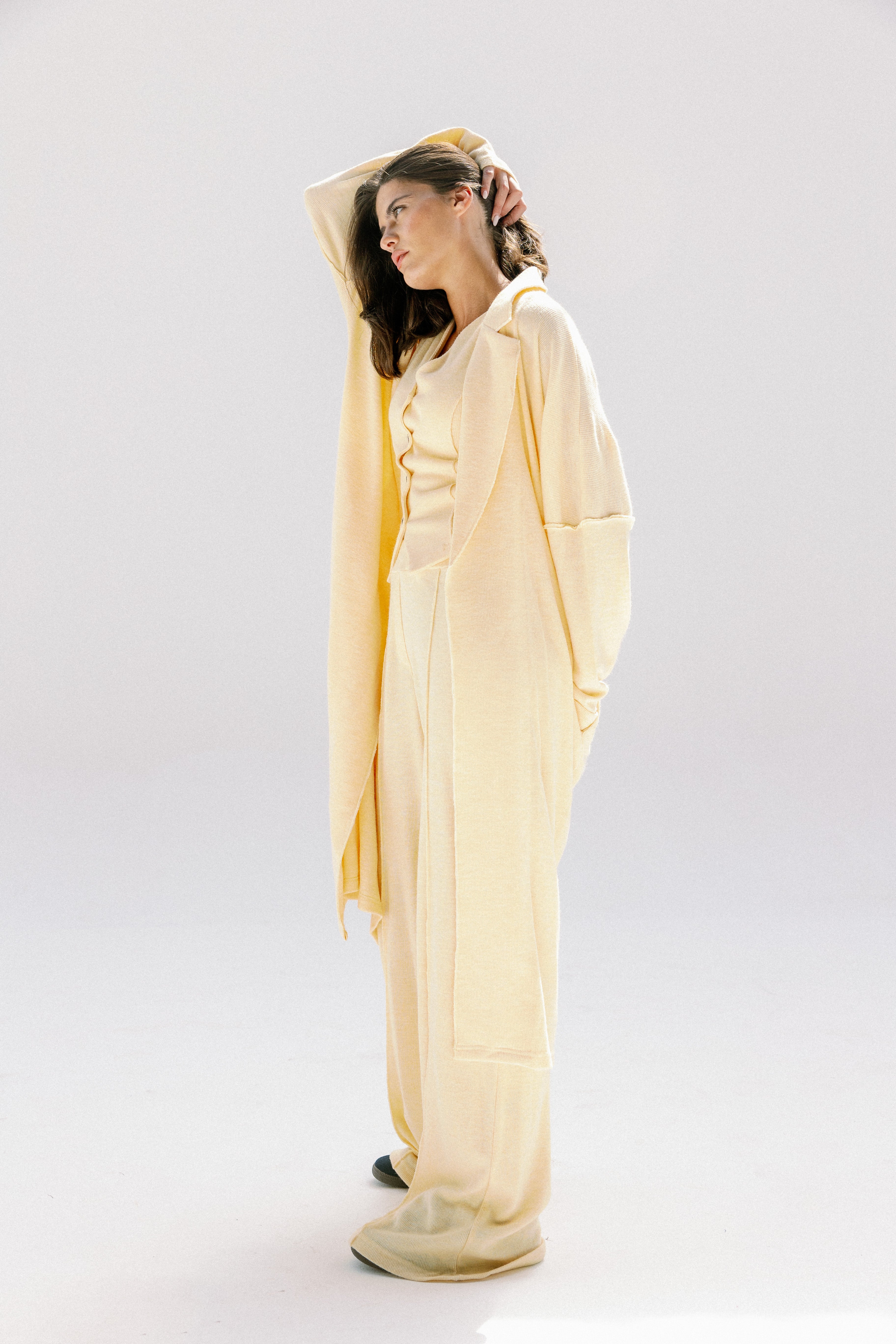 The solace cardigan  Yellow