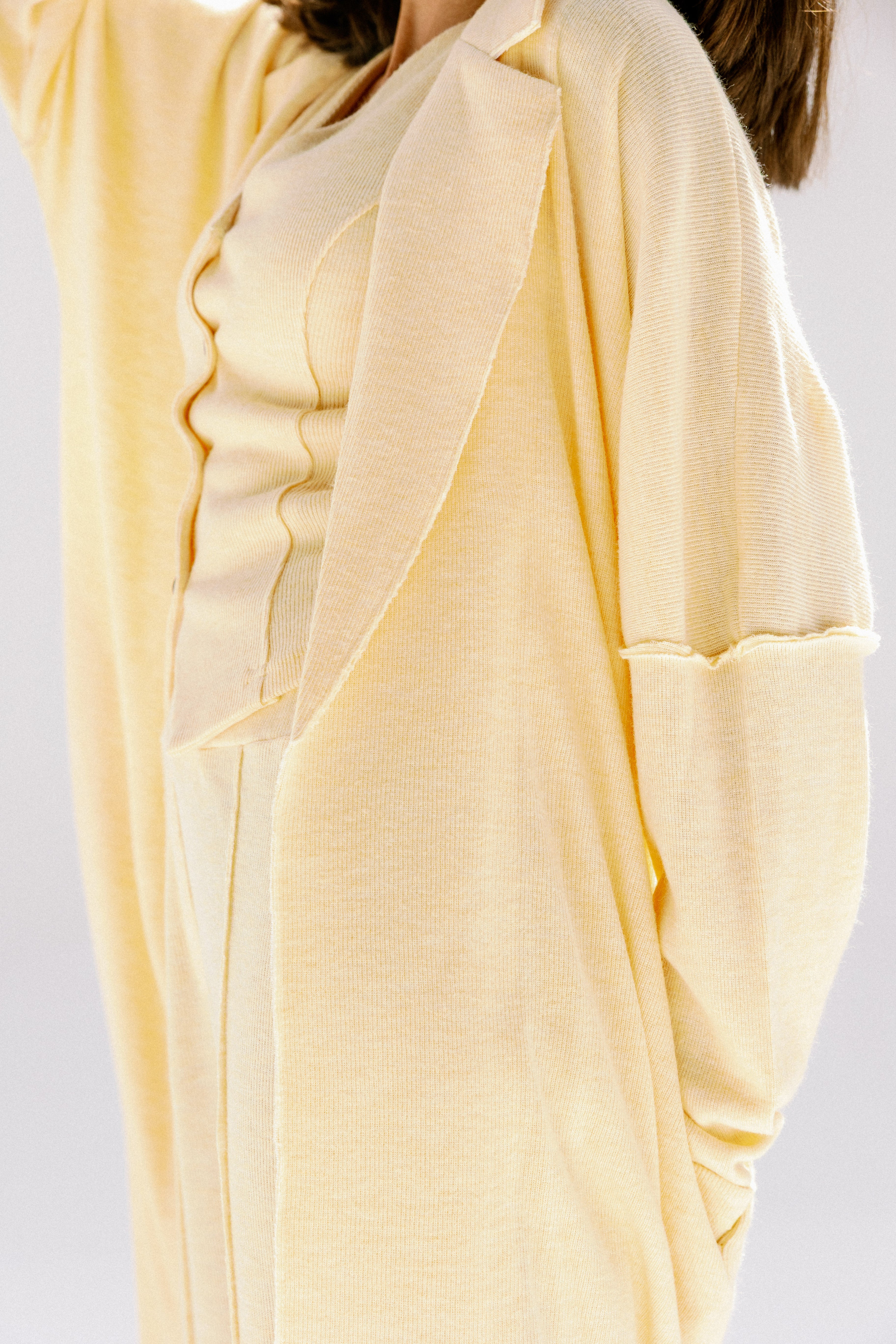 The solace cardigan  Yellow