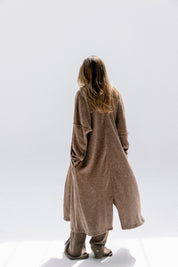 The solace cardigan Brown
