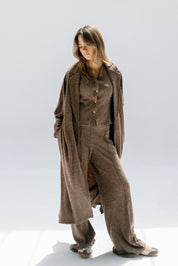 The solace cardigan Brown