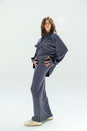 The velour skirt  Navy Blue