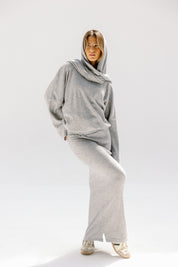 The velour skirt Gray