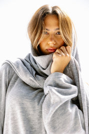 the velour top Gray