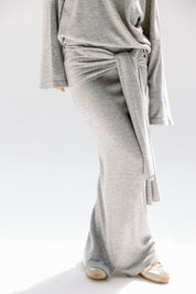 The velour skirt Gray