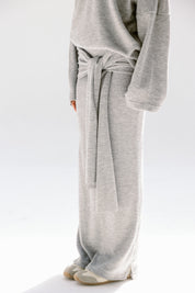 the velour top Gray
