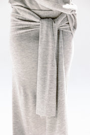 The velour skirt Gray