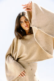 The flow line Top Beige