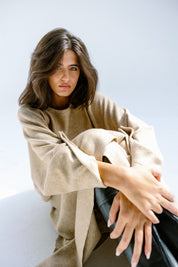 The flow line Top Beige