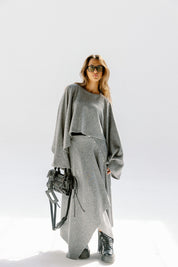 the flow line skirt  Gray