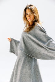 the flow line skirt  Gray