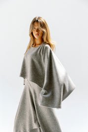 the flow line skirt  Gray