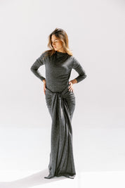The aura dress  Dark Gray