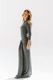 The aura dress  Dark Gray