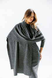 The aura dress  Dark Gray