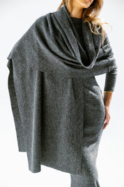The aura dress  Dark Gray