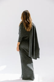 The aura dress  Dark Gray