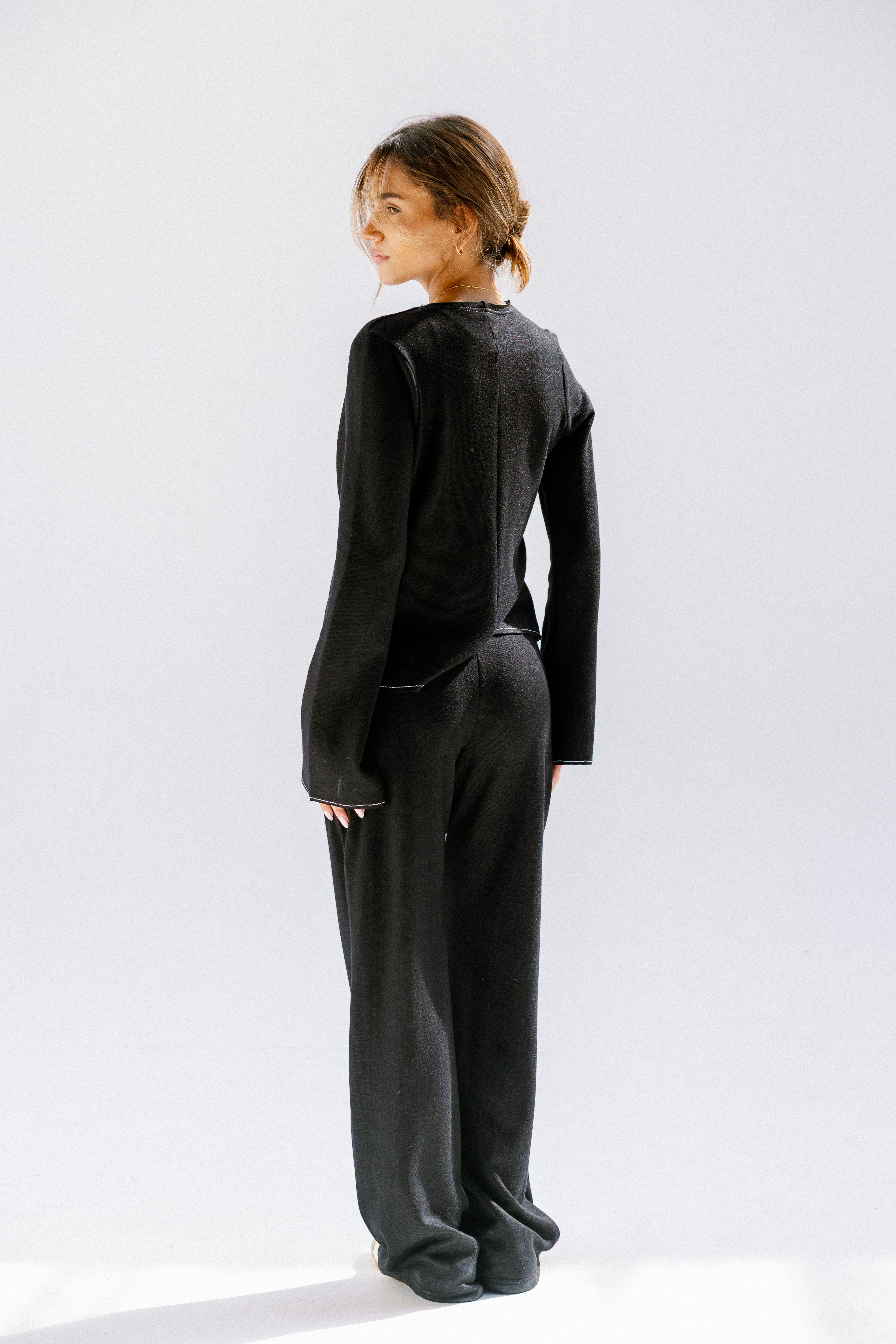 The knot pants  Black