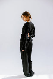 The knot pants  Black