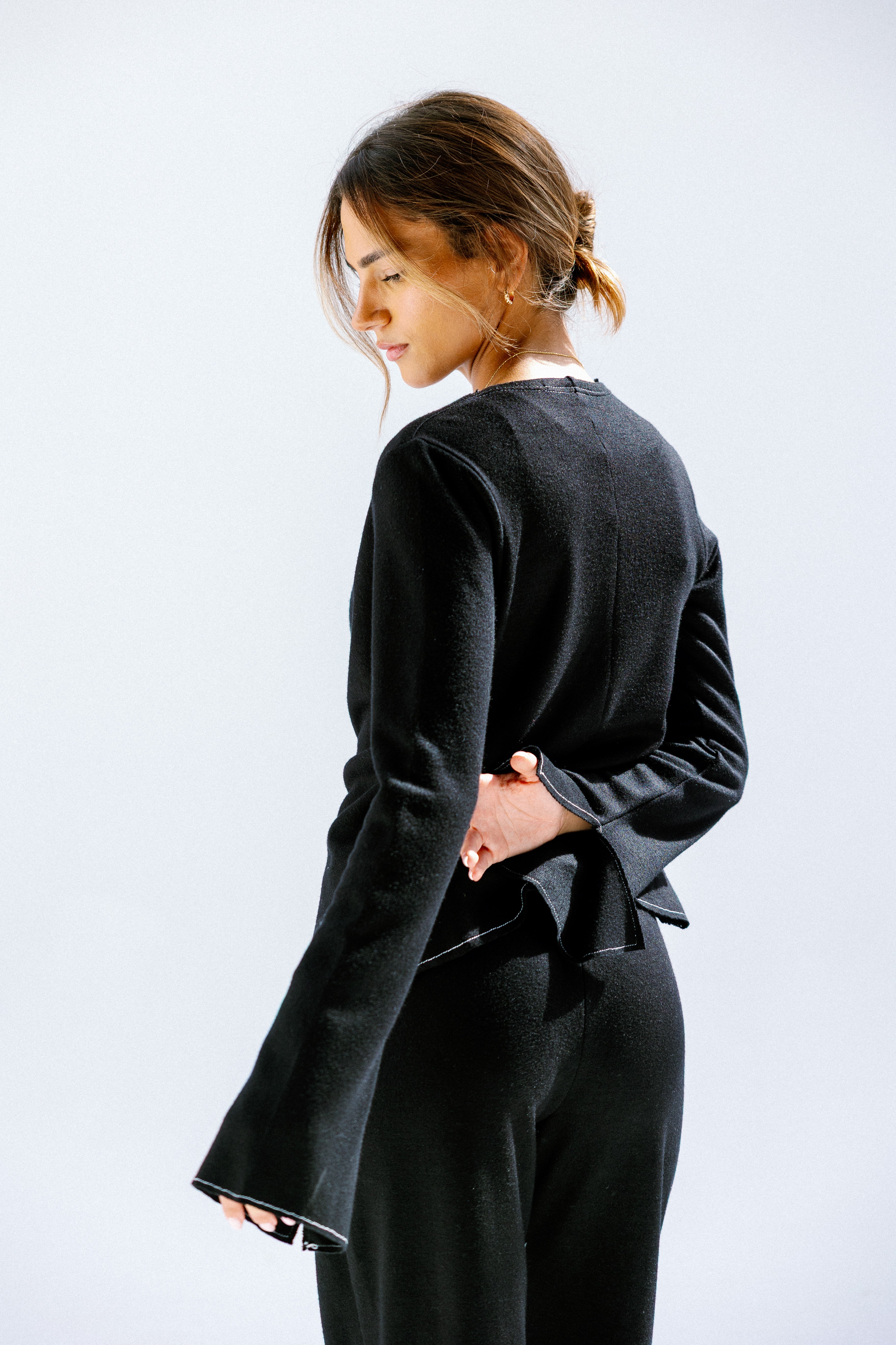 The knot pants  Black